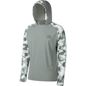 Performance Fishing Hoodie UPF 50+ Camo Long Sleeve Men